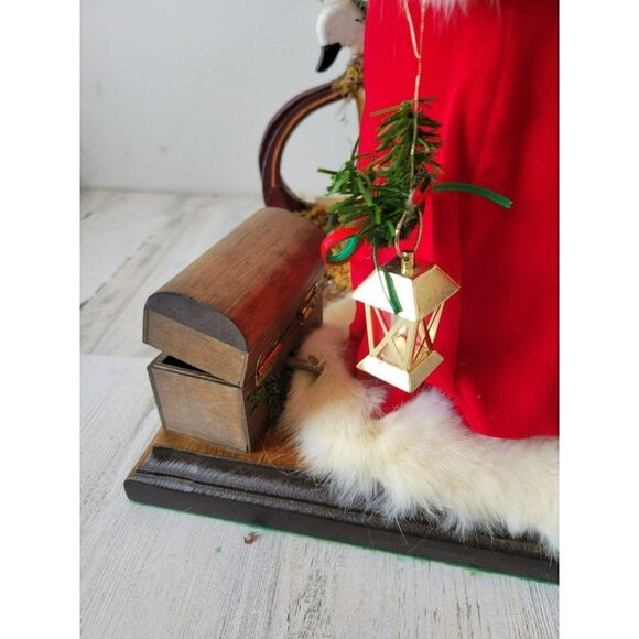 Bit Christmas elfin Marshall Fields 1990 rare musical Xmas decor sleigh 20 in - Picture 6 of 14